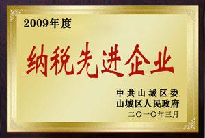 2009年度納稅先進企業(yè)